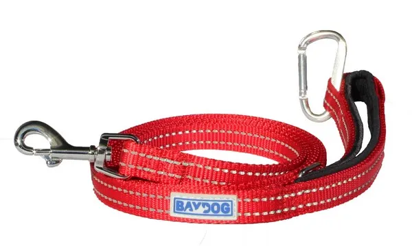 6' Baydog Red Pensacola Leash - Items on Sale Now